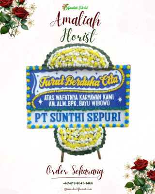 Papan Bunga Duka di Iniye